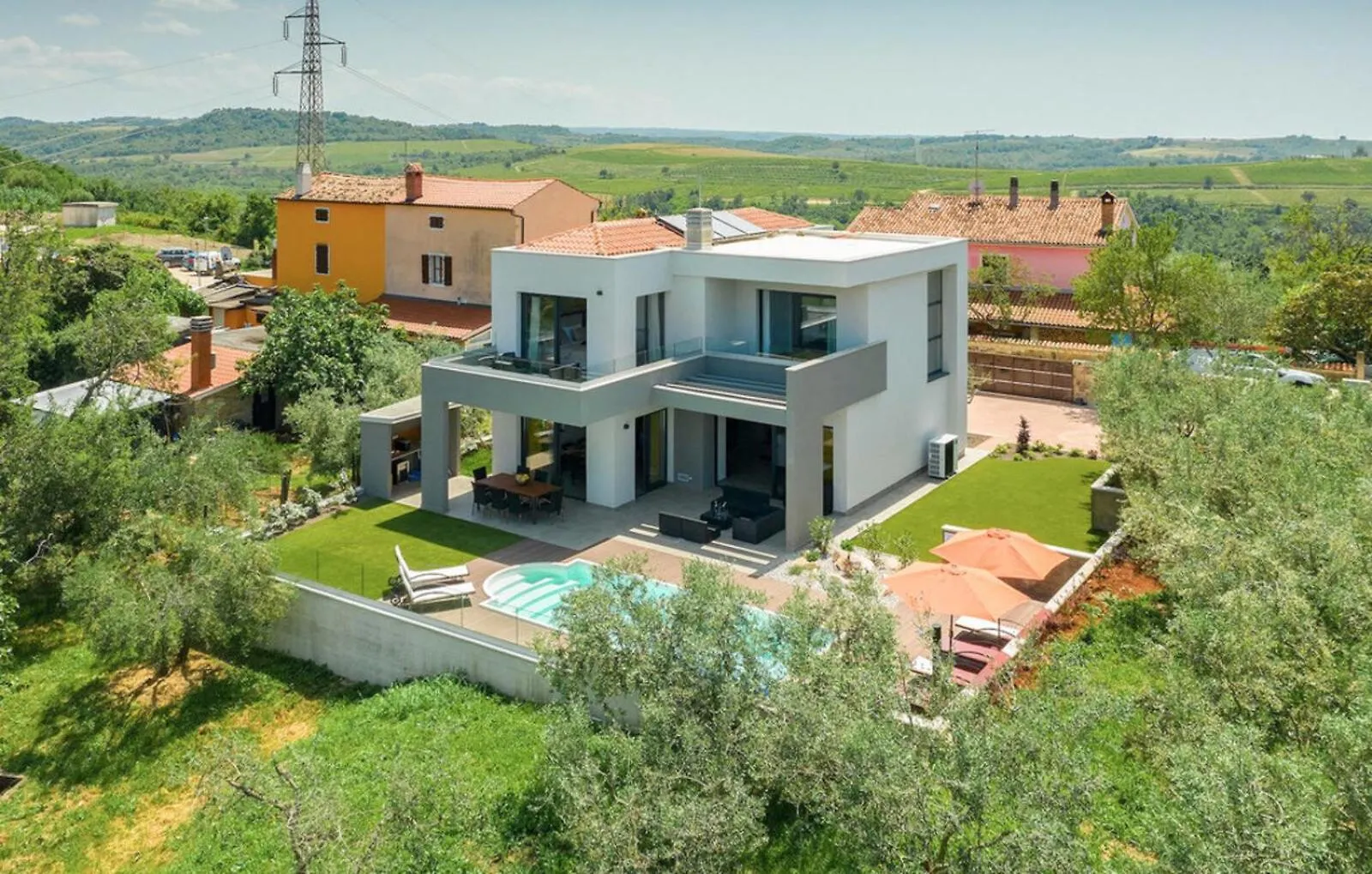 Villa Primavera For 8 People In Buje With Private Pool & Pet Friendly